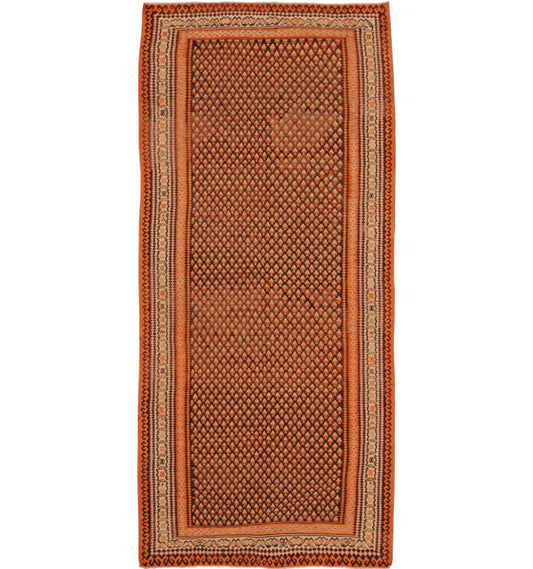 Kilim Sene 290 x 136 cm – Tapis turc en laine tissé main, provenance Sene