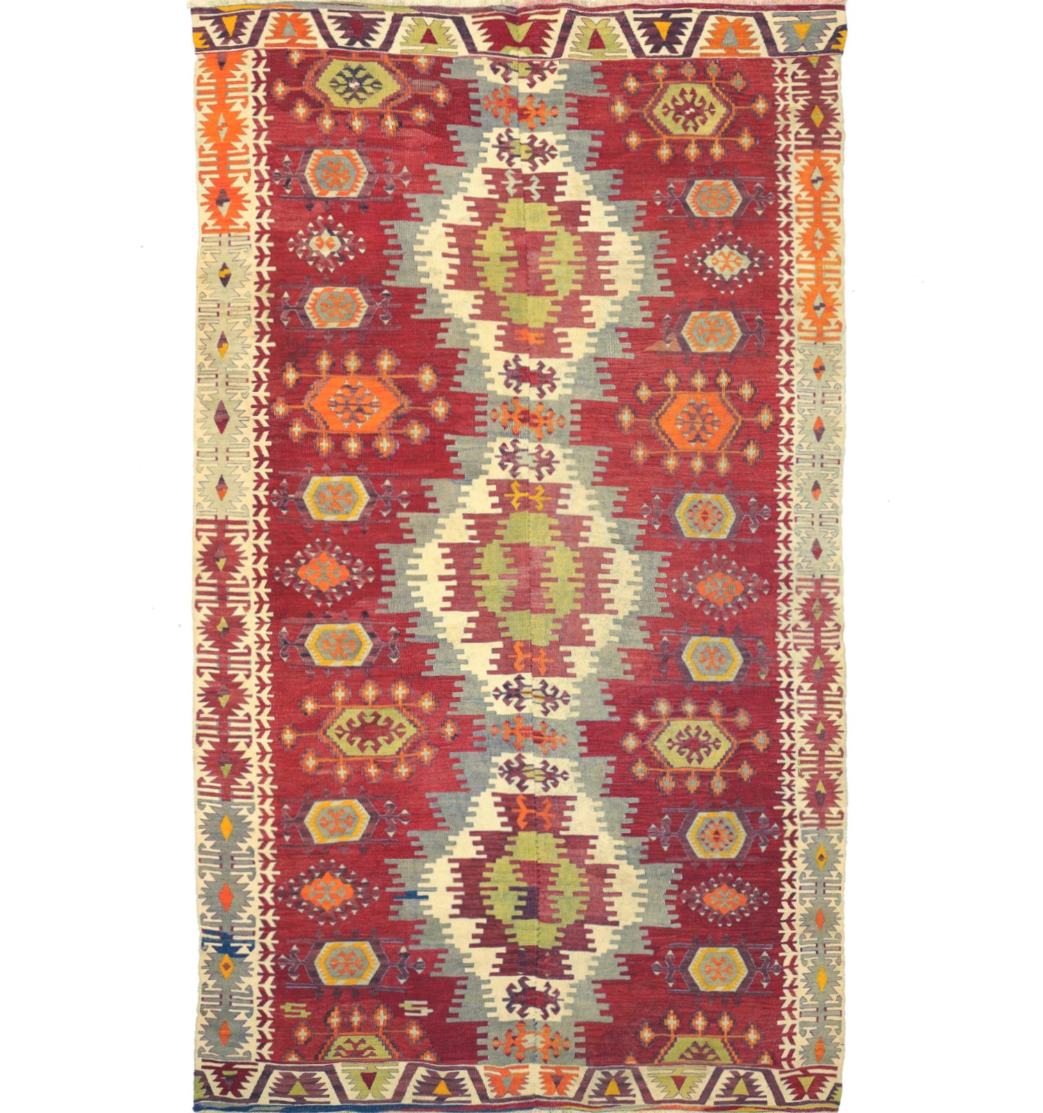 Kilim Sihli 290 x 165 cm – Tapis turc en laine tissé main, provenance Sihli