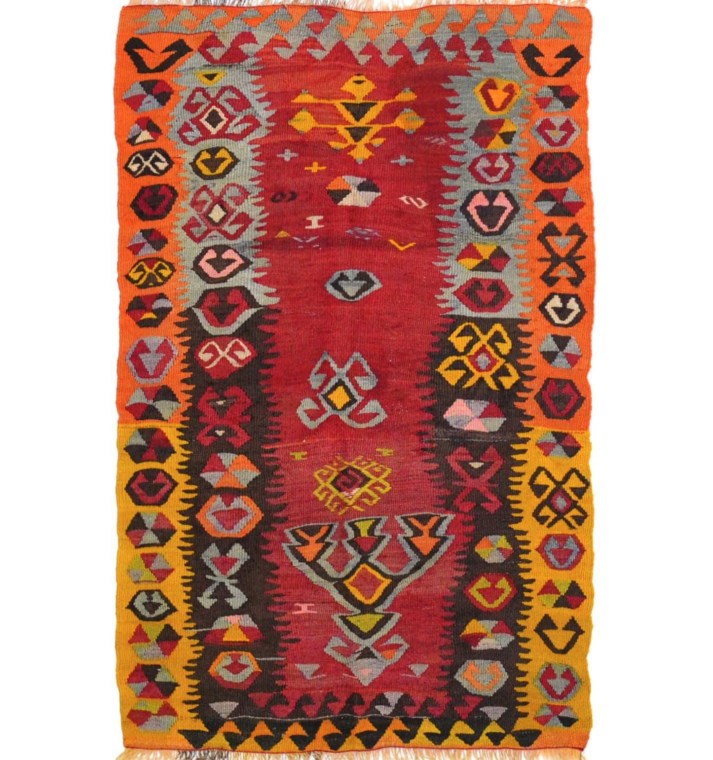 Kilim Sivas 145 x 90 cm – Tapis turc en laine tissé main, provenance Sivas