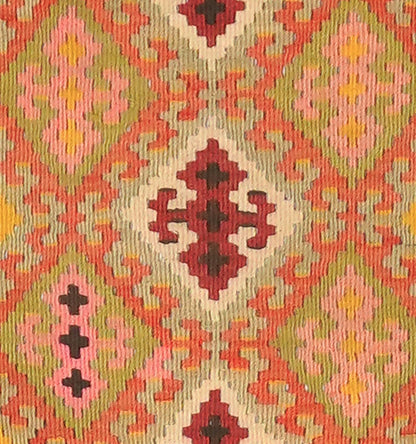 Détail du tissage en laine du kilim Sivas tissé à la main (provenance Sivas)