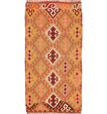 Kilim Sivas 98 x 58 cm – Tapis turc en laine tissé main, provenance Sivas