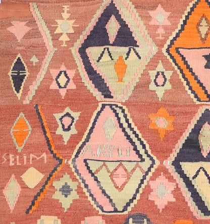 Vintage Ordu kilim rug - 220 x 170 cm