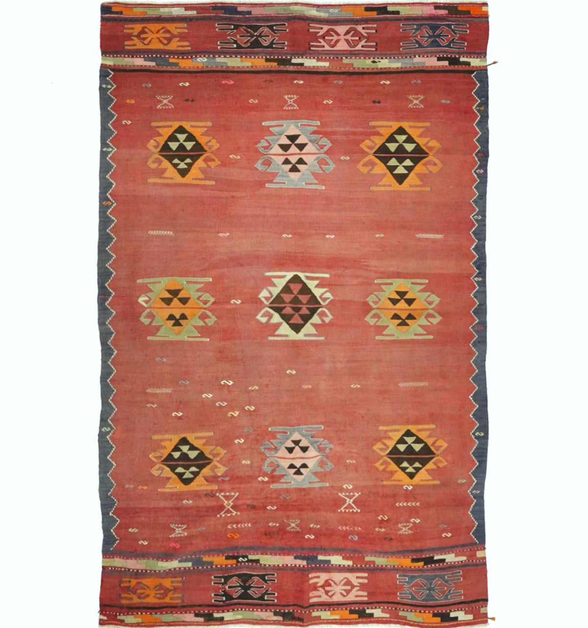 Vintage Yuncu kilim rug - 285 x 175 cm
