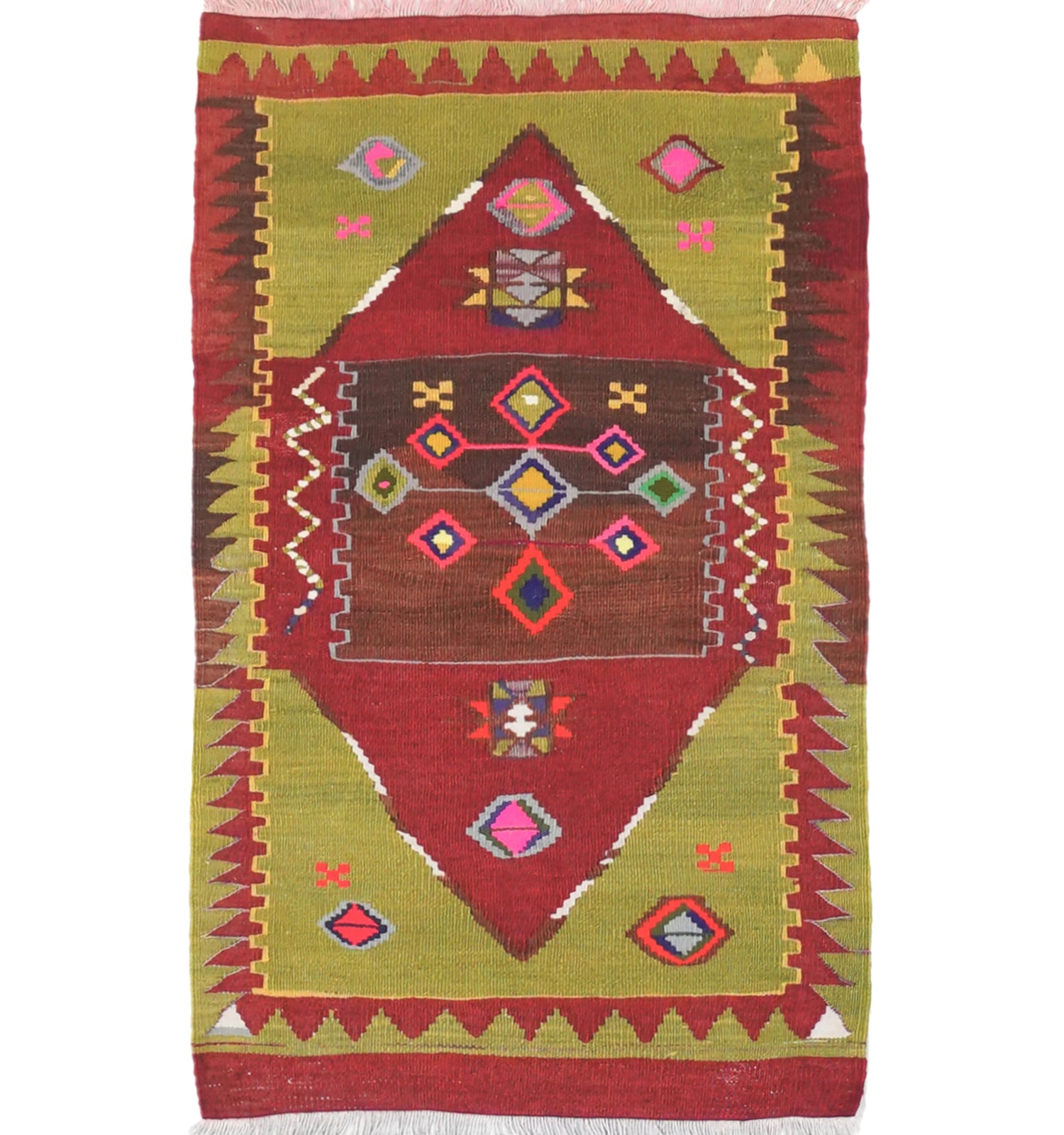 Kilim Yozgat 97 x 58 cm – Tapis turc en laine tissé main, provenance Yozgat