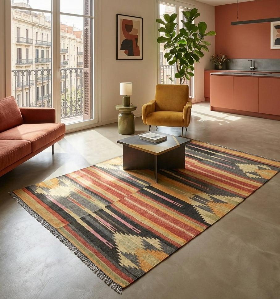 Kilim ancien Denizli – 237 x 146 cm